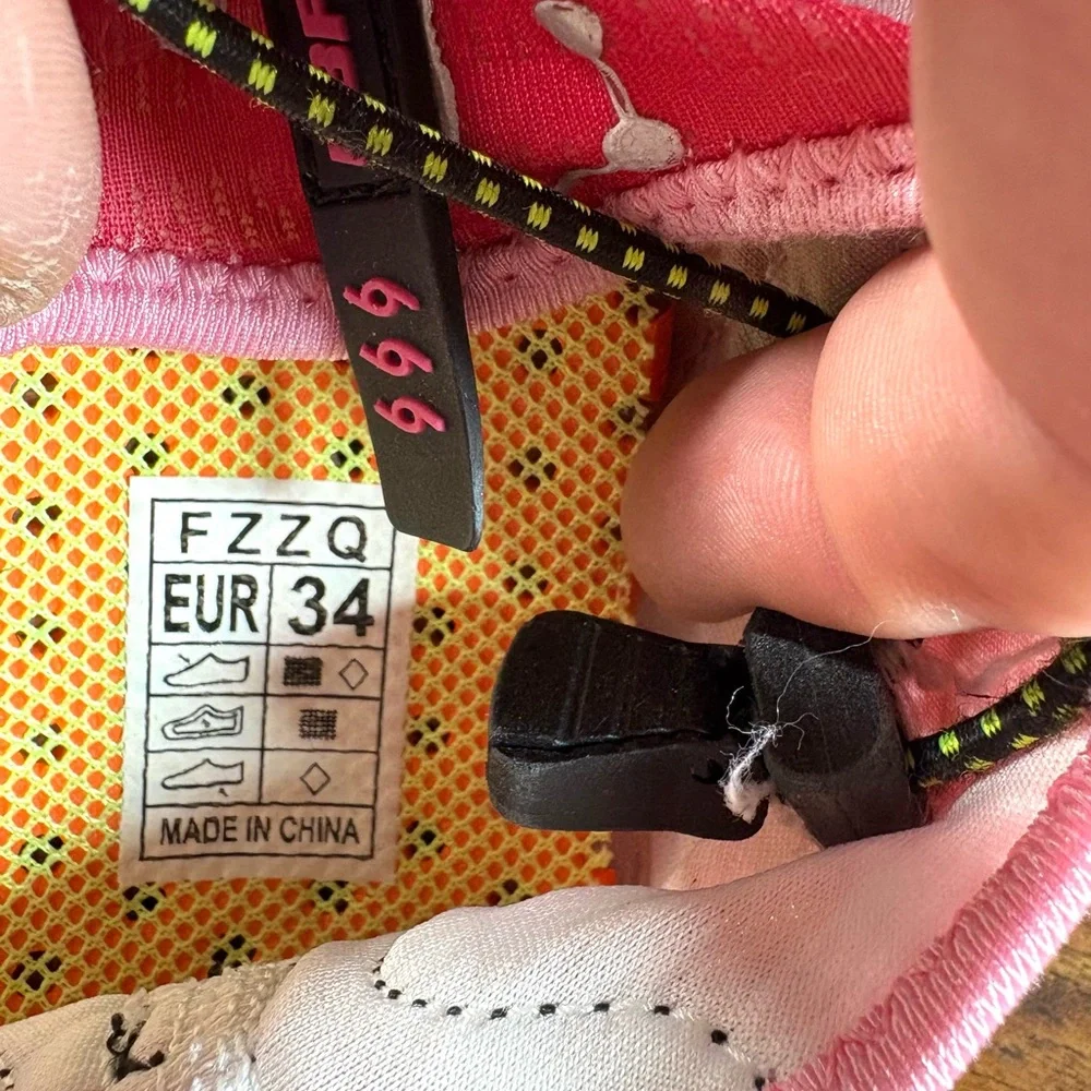 Fzzq Pink Water Shoes – Girls EUR 34 (Barefoot Style)